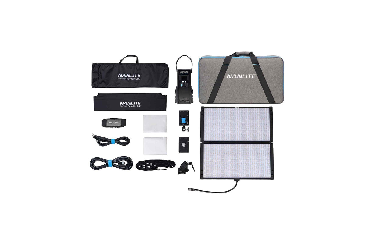 Nanlite PavoSlim 240C Flächenleuchte – 260 W, RGBW, dimmbar – für Nanlink, DMX/RDM, LumenRadio