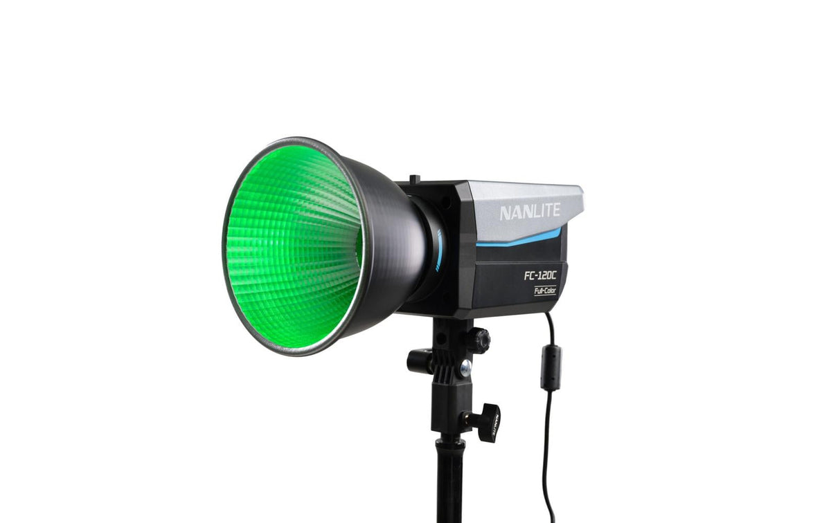 Nanlite FC-120C Streaming-Licht – FullColor 145 W, RGBW, 2700–7500 K, dimmbar – Schwarz