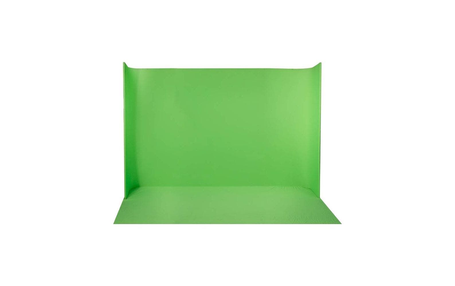 Nanlite Green Screen – 3500 × 2200 mm, freistehend, U-förmig gebogen – Grün