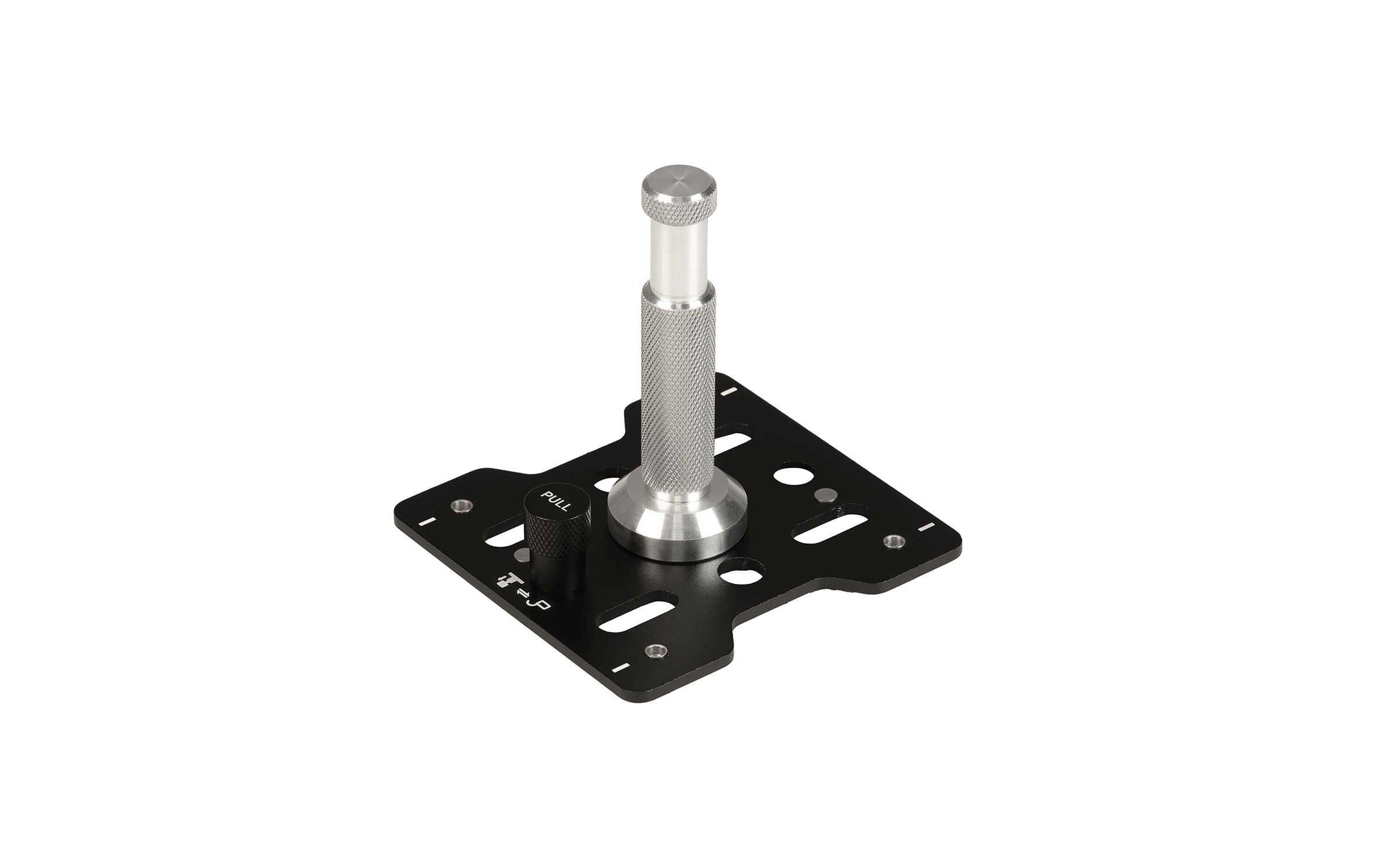 Nanlite Baby Pin Halterung – für PavoSlim Serie – 16 mm, 88 × 93 × 92 mm – Schwarz