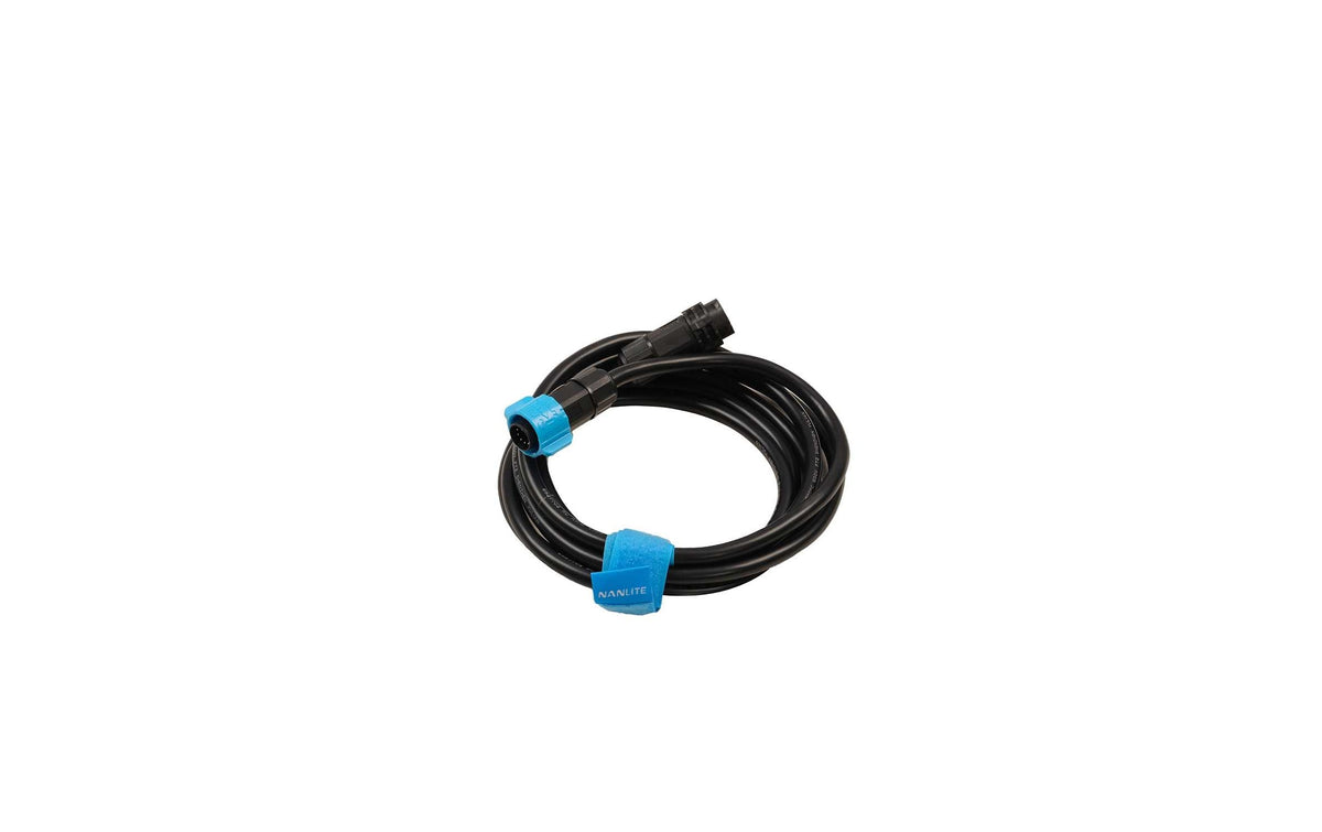 Nanlite PavoSlim – DC-Kabel, 10-polig, 2,6 m, für PavoSlim 60 W/120 W Panels, Schwarz