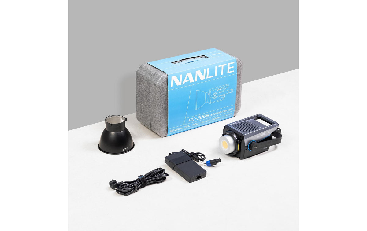 Nanlite FC-300B Bi-Color LED-Panel – 300 W, 2700–6500 K, CRI 96, TLCI 98, dimmbar