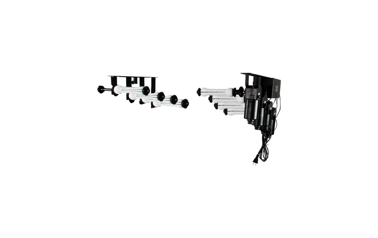Nanlite Hintergrundsystem – elektrisch, 4-fach – 2,72 m × 11 m – Traglast 13 kg – Schwarz