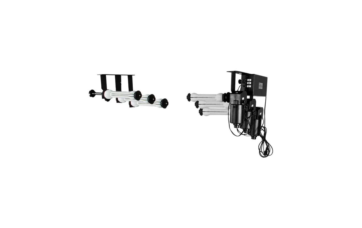 Nanlite Hintergrundsystem – elektrisch, 2,72 × 11 m, Mediengewicht 9,5 kg – Schwarz