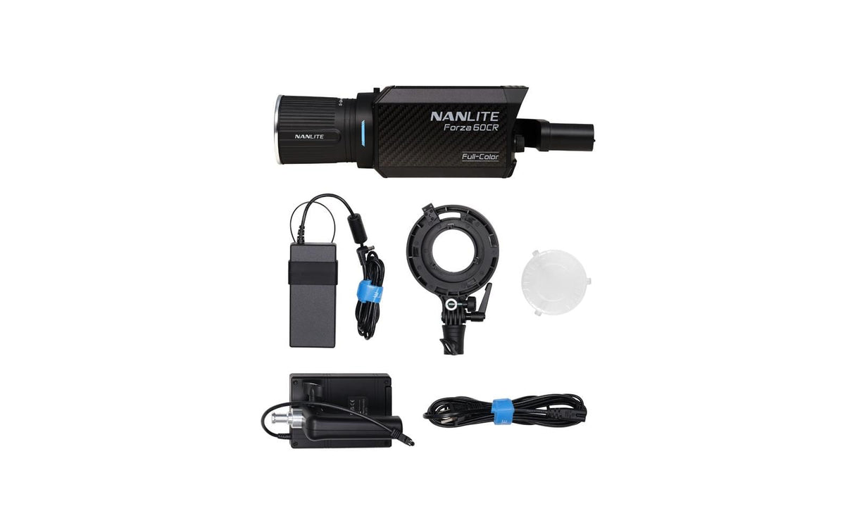 Nanlite Forza 60CR Streaming-Licht – RGBIC, dimmbar, 12810 lx, 1000–20000 K – Schwarz