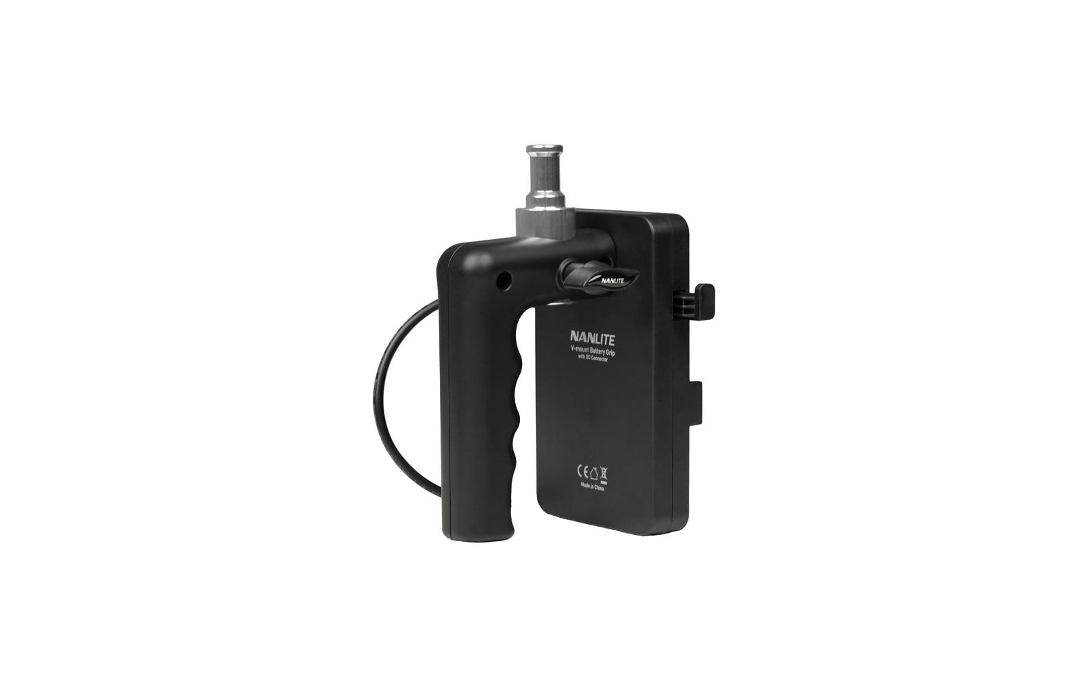 Nanlite Batteriehalterung V-Mount – Halterung für Nanlite Forza 60 und Nanlite FC 60, Schwarz