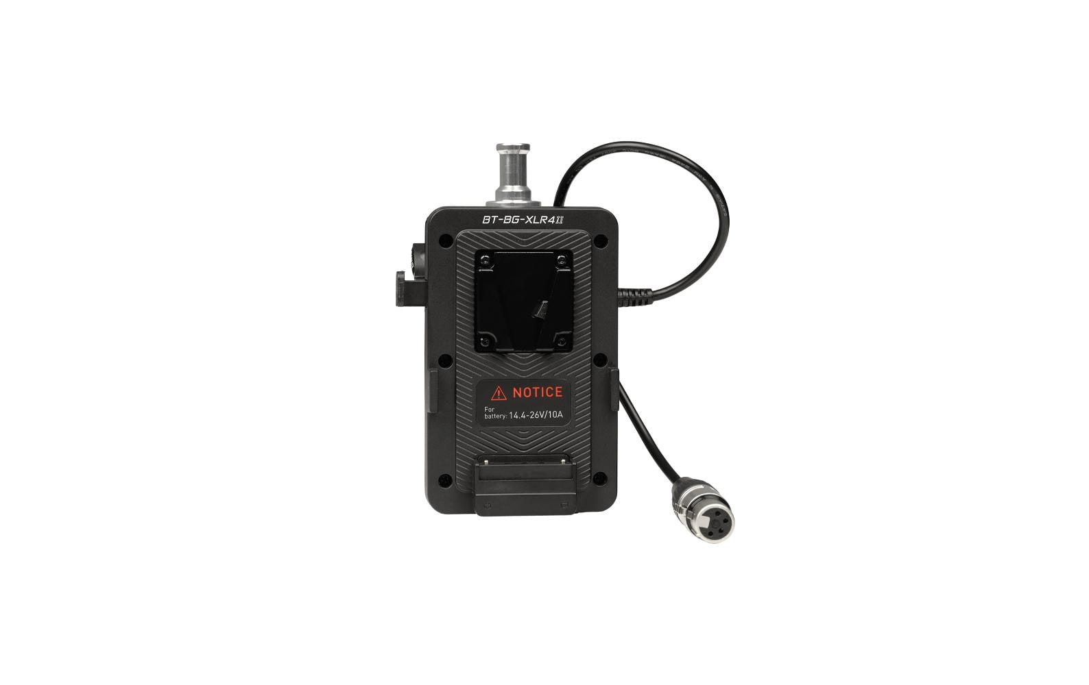 Nanlite Batteriehalterung V-Mount – für Nanlite Forza 150, Nanlite FC 120 – Schwarz