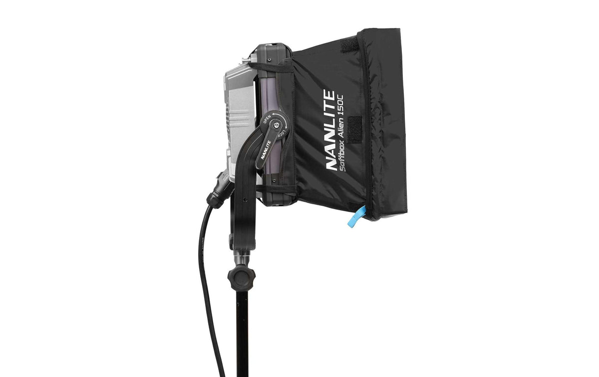 Nanlite Alien 150C – Softbox, Quick-Release, Rechteckig, 350×285×120 mm, Schwarz, für Alien 150C
