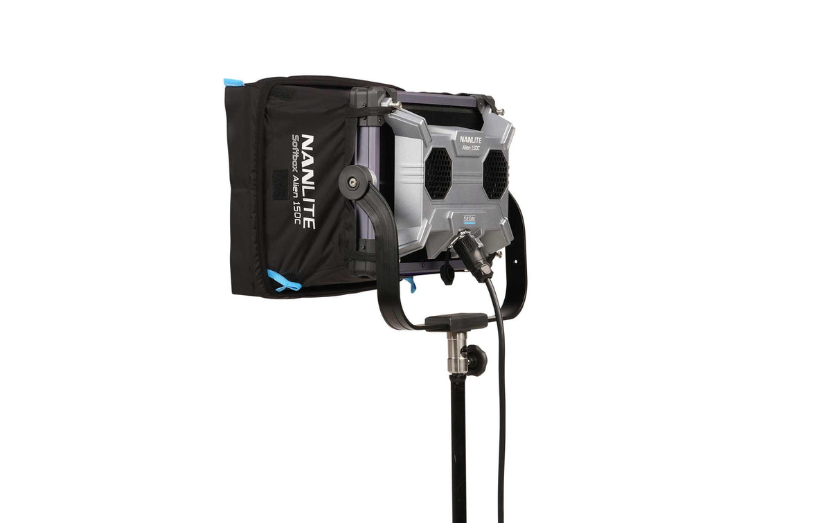 Nanlite Alien 150C – Softbox, Quick-Release, Rechteckig, 350×285×120 mm, Schwarz, für Alien 150C
