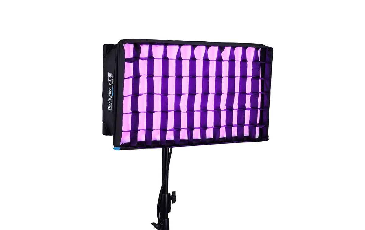 Nanlite PavoSlim Softbox 655 × 350 × 120 mm – für PavoSlim 120B, PavoSlim 120C – Schwarz/Silber