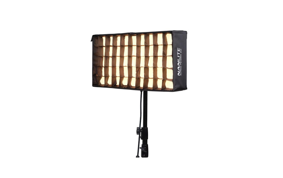 Nanlite PavoSlim Softbox – 655 × 350 × 120 mm, rechteckig – für PavoSlim 120B, PavoSlim 120C – Schwarz