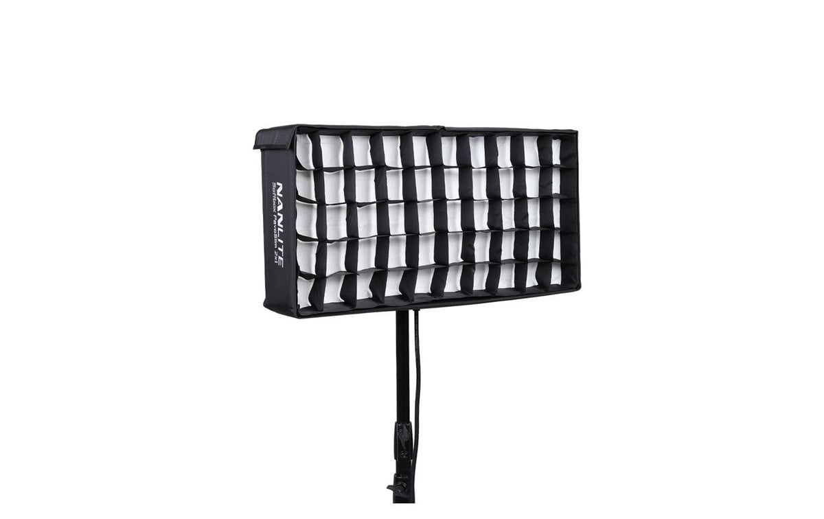 Nanlite PavoSlim Softbox – 655 × 350 × 120 mm, rechteckig – für PavoSlim 120B, PavoSlim 120C – Schwarz