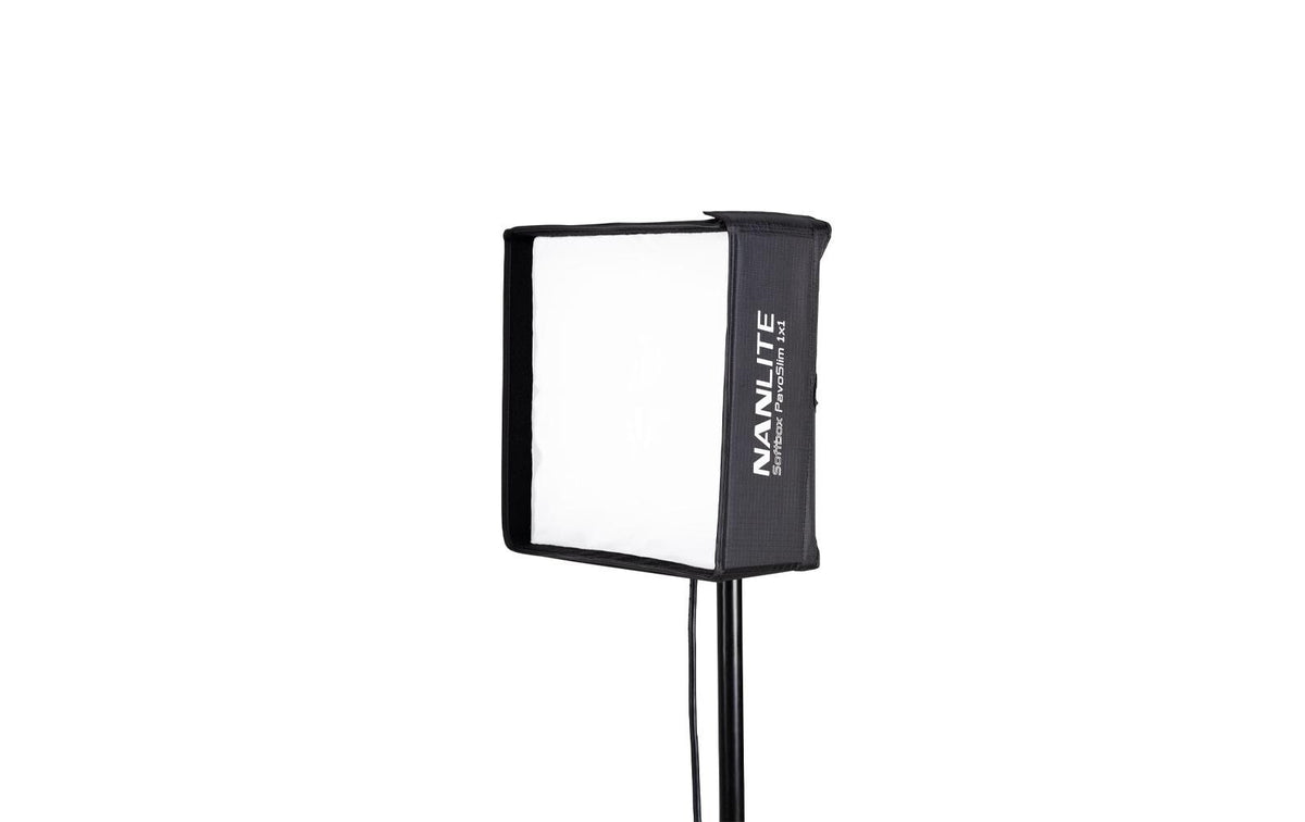 Nanlite PavoSlim – Softbox, quadratisch, 345×345×120 mm, faltbar, für PavoSlim 60B/60C, schwarz