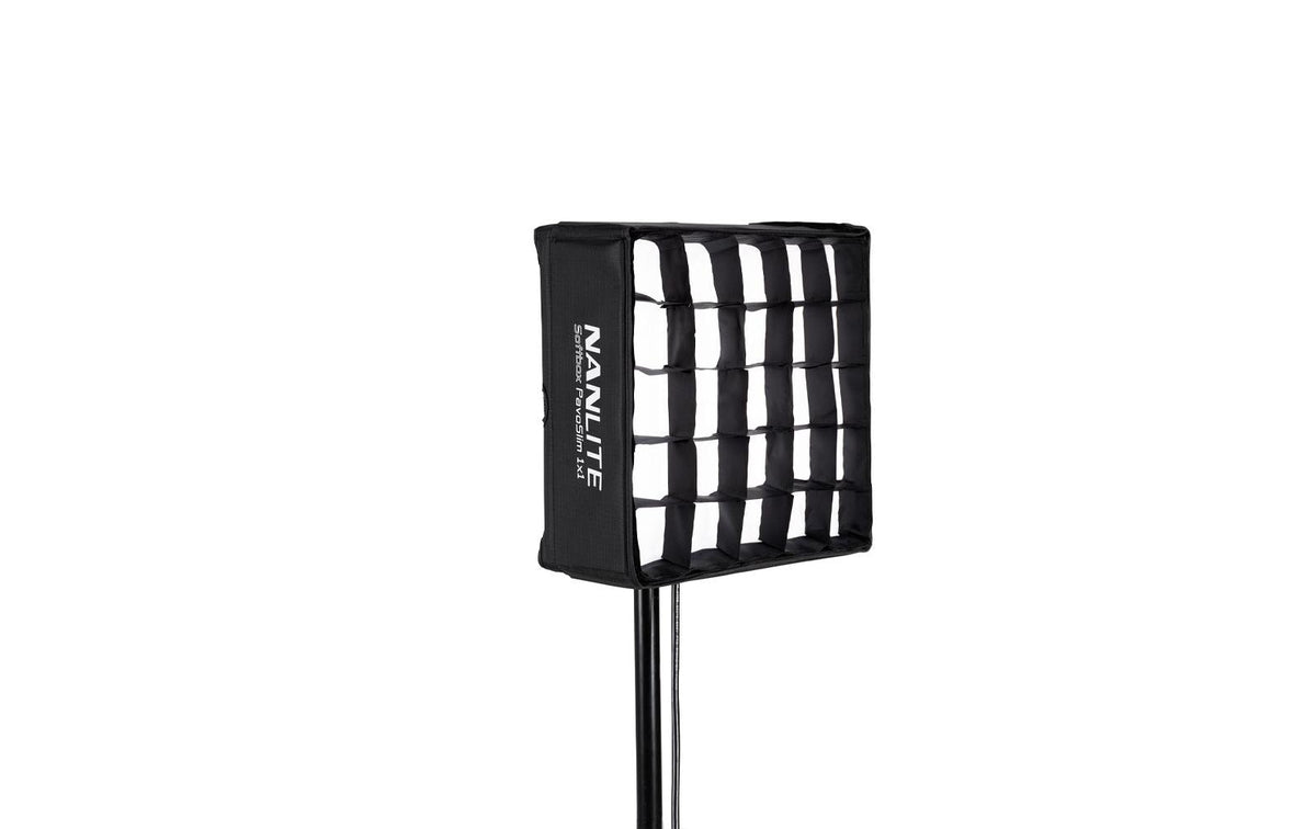Nanlite PavoSlim – Softbox, quadratisch, 345×345×120 mm, faltbar, für PavoSlim 60B/60C, schwarz