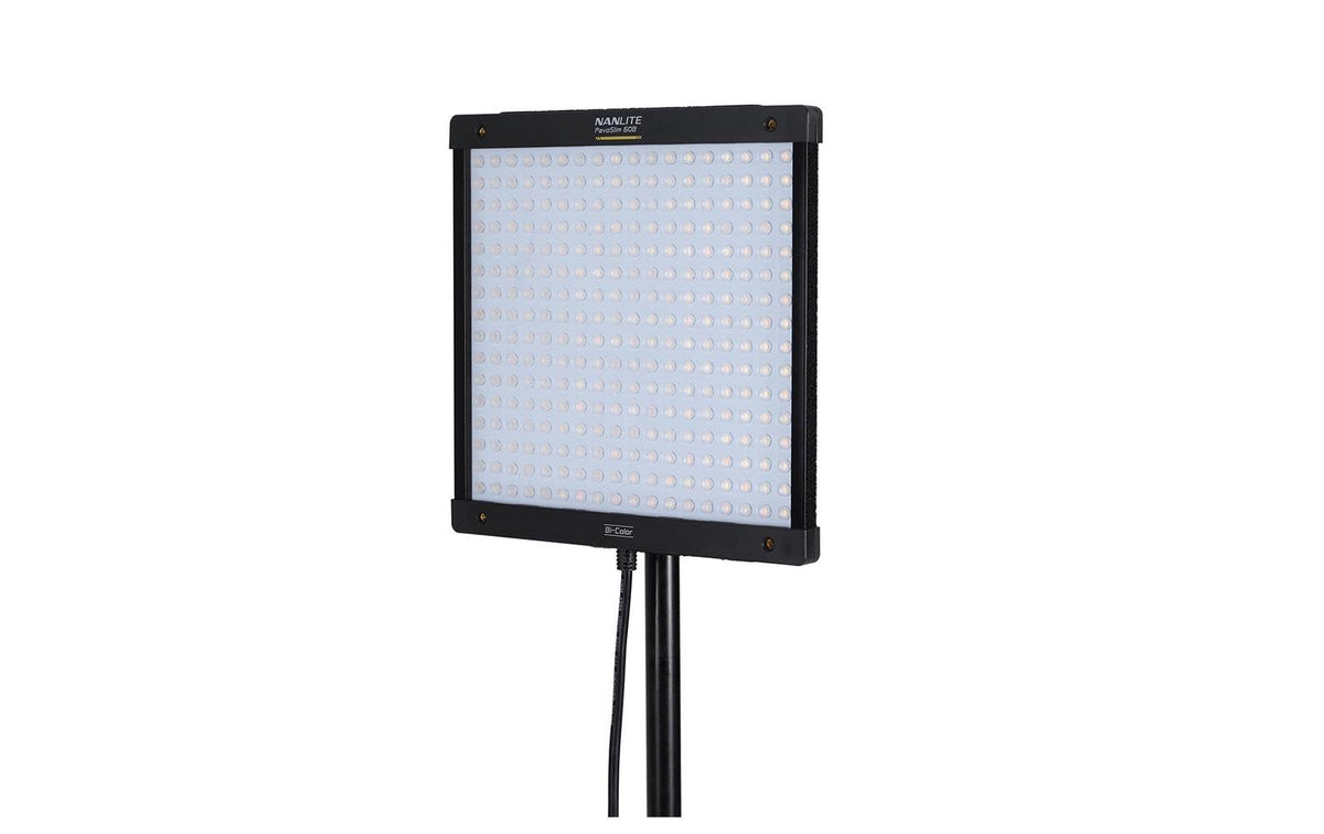 Nanlite PavoSlim 60B – 72 W LED-Flächenleuchte, Bicolor 2700–6500 K, Tunable White, DMX/RDM, Bluetooth