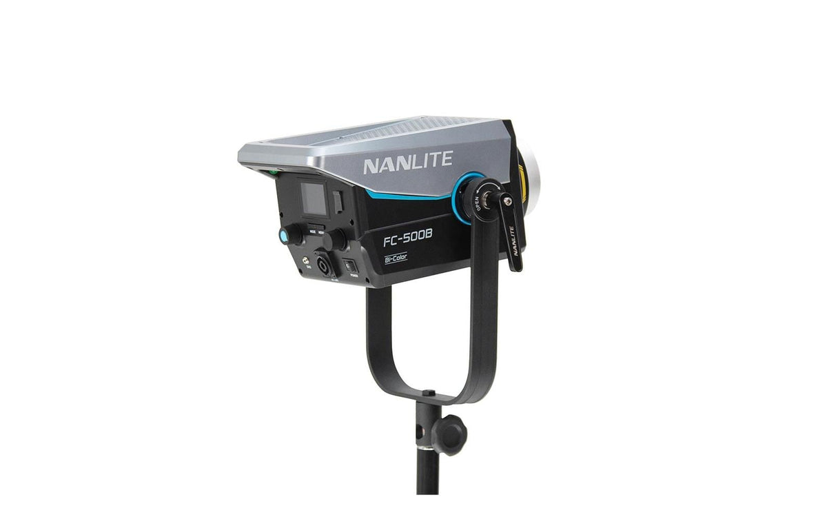 Nanlite Arbeitsleuchte FC-500B – 500 W, 2700–6500 K, dimmbar, Bluetooth, RF, DMX/RDM – Schwarz