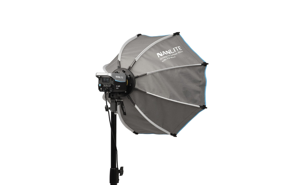 Nanlite Softbox Achteckig 60 cm – für FM Mount (FMM) – Grau