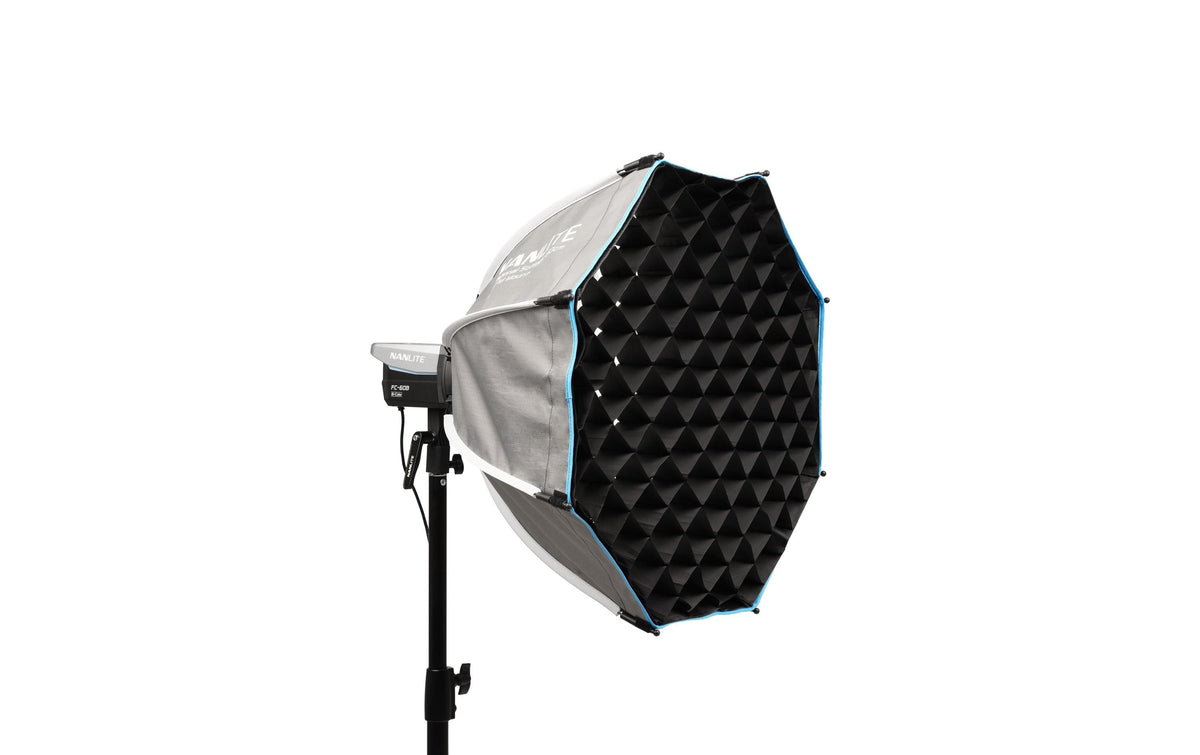 Nanlite Softbox Achteckig 60 cm – für FM Mount (FMM) – Grau