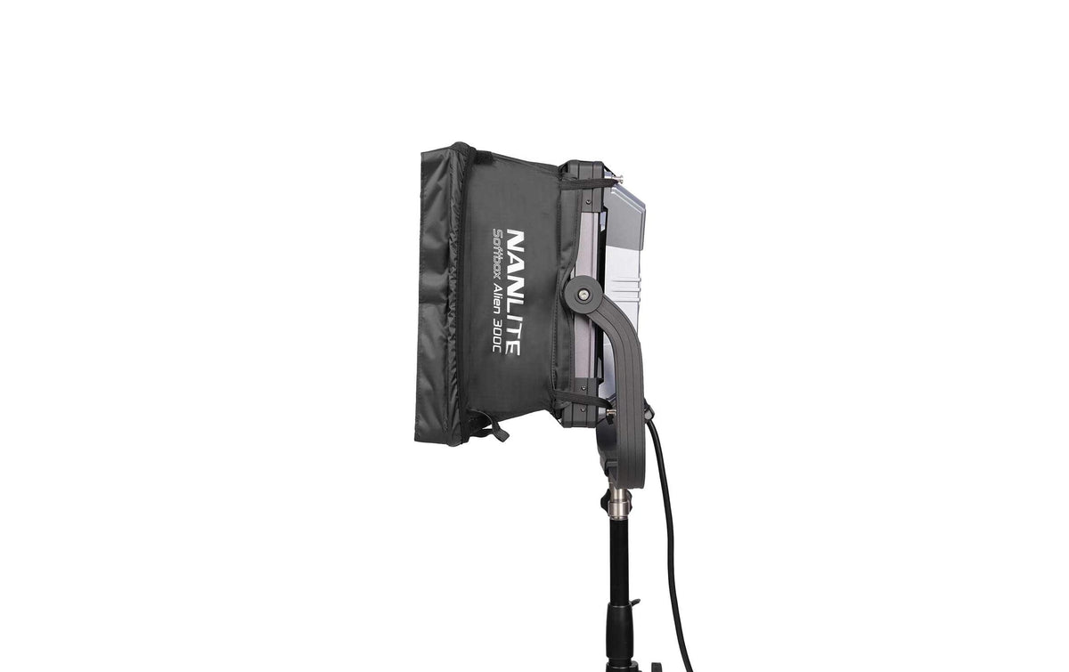 Nanlite Alien 300C – Softbox, rechteckig, 465 × 120 × 350 mm, schwarz, für Alien 300C
