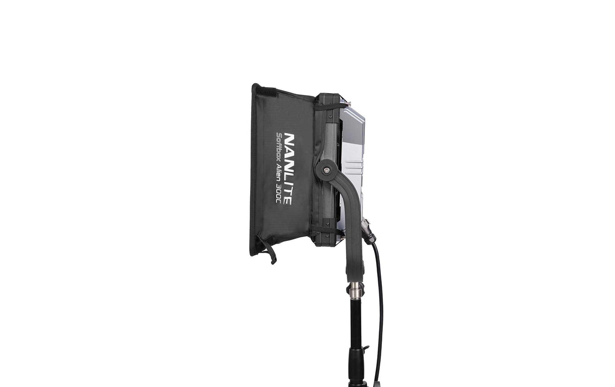 Nanlite Alien 300C – Softbox, rechteckig, 465 × 120 × 350 mm, schwarz, für Alien 300C