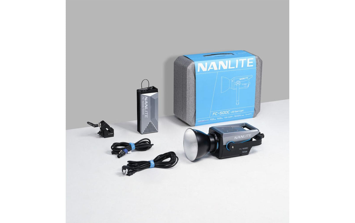 Nanlite Arbeitsleuchte FC-500C – 57050 lm, 520 W, 2700–7500 K, dimmbar – Schwarz