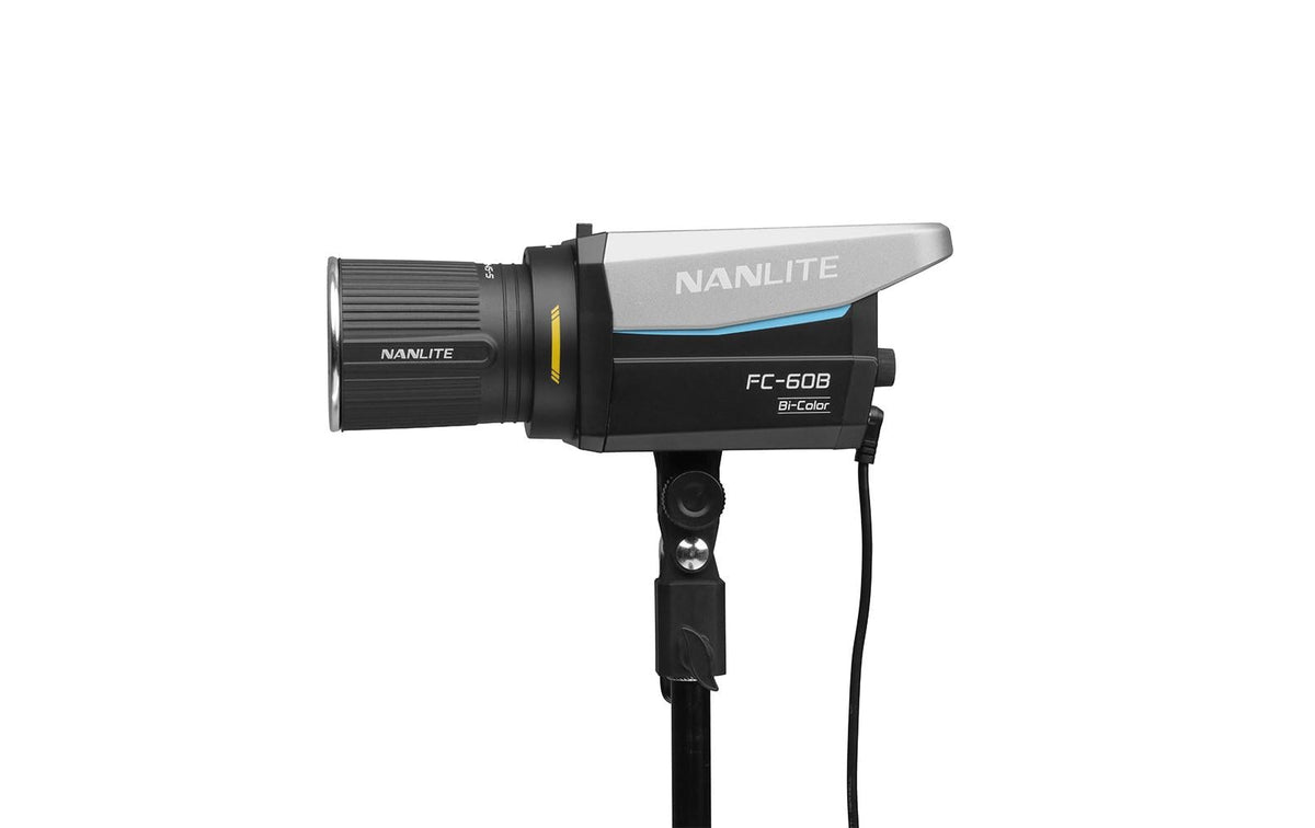 Nanlite FC-60B LED-Panel Bi-Color 78 W – 2700–6500 K, CRI 96/TLCI 98 – für Bowens-Mount, FM-Mount – Schwarz
