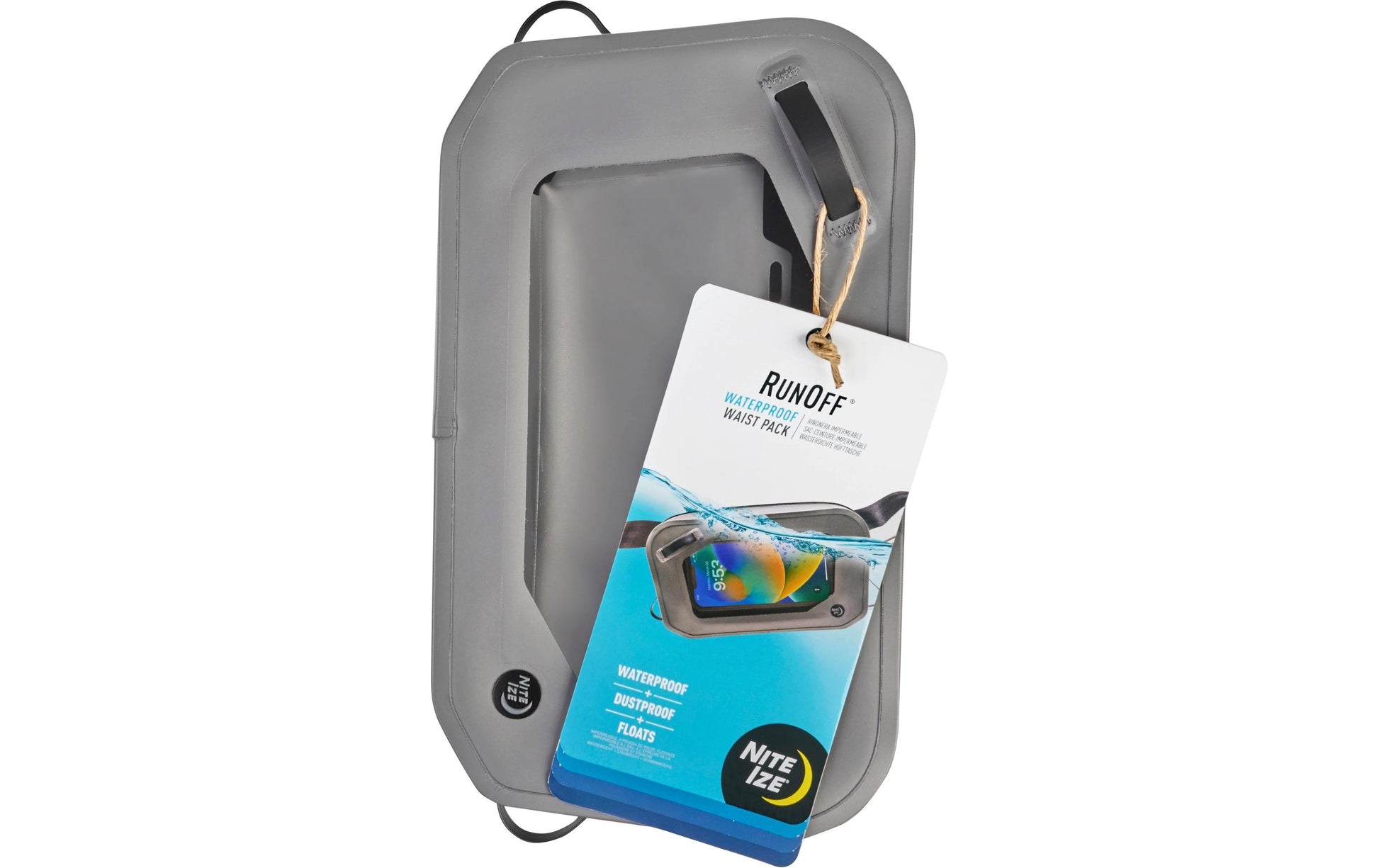 Nite Ize RunOff – Umhängetasche, 3 l, Grau