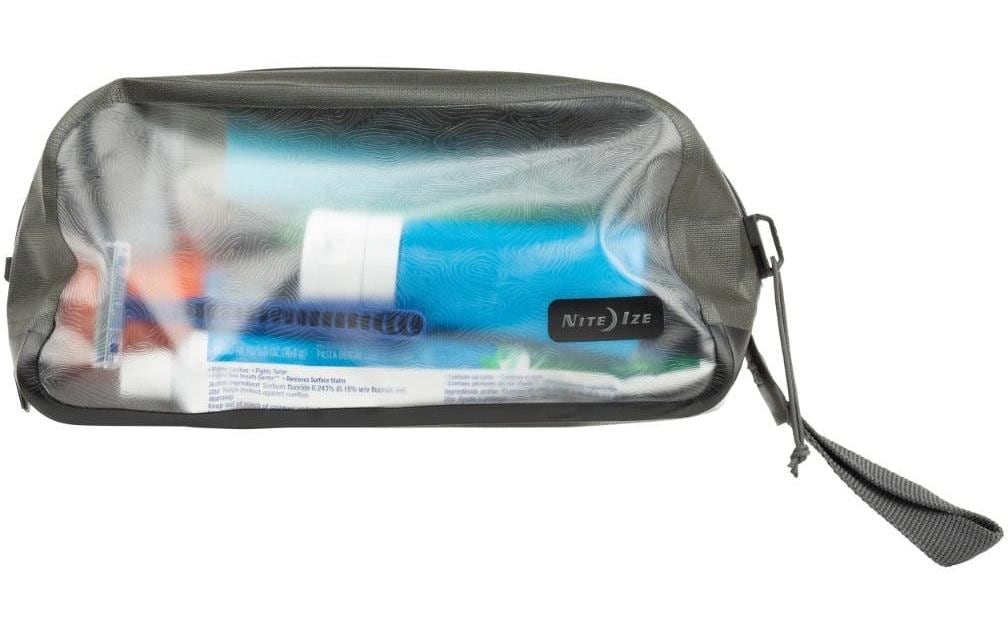 Nite Ize Kosmetiktasche – 2,7 l – Grau, Schwarz, Transparent – Nylon