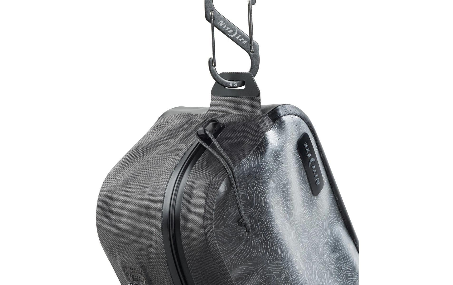 Nite Ize Reissverschlusstasche RunOff Medium – 3,8 l – Anthrazit – Nylon