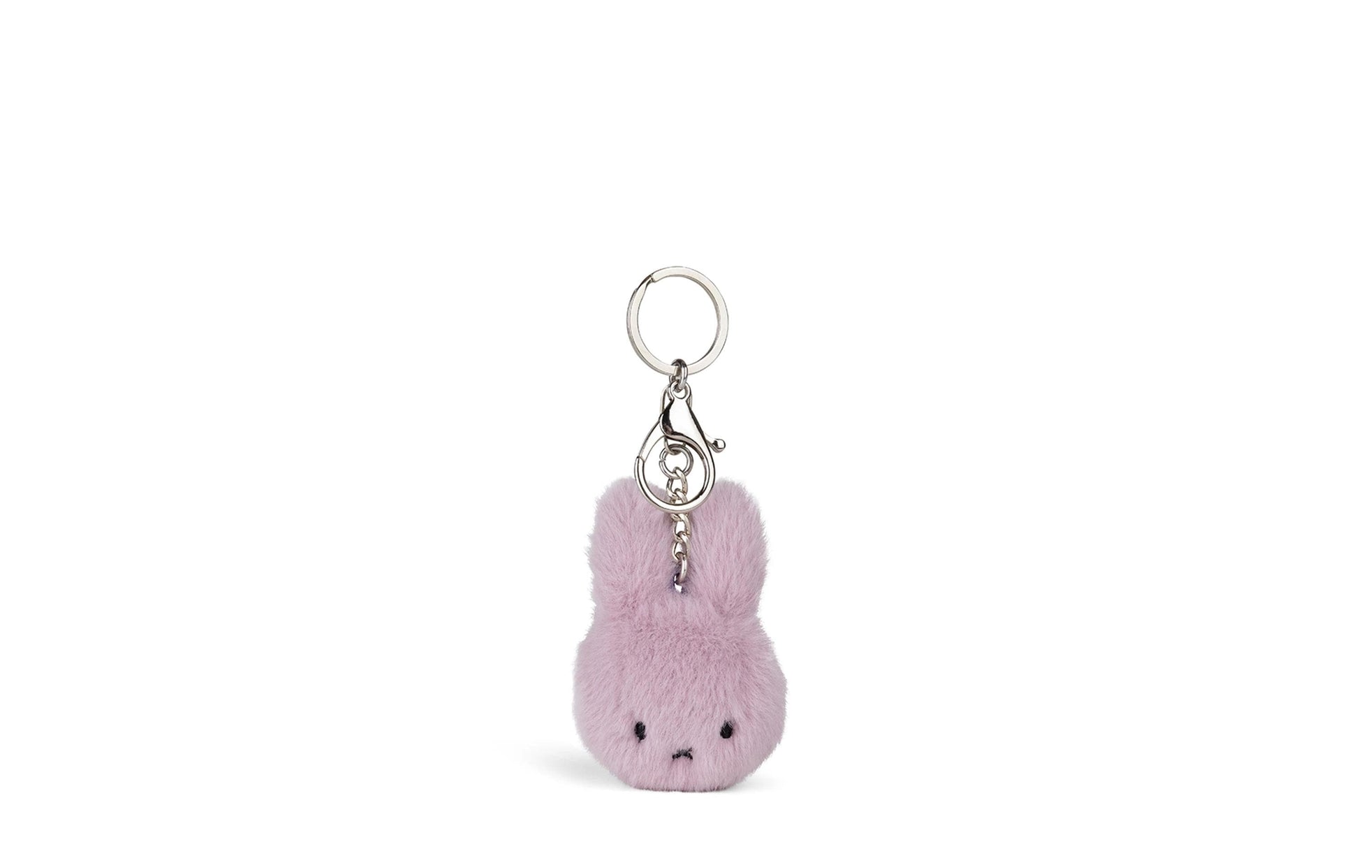 Bon ton toys Plüsch-Schlüsselanhänger Miffy ECO Fuzzy – 100% recyceltes Material, Flieder, 80 mm