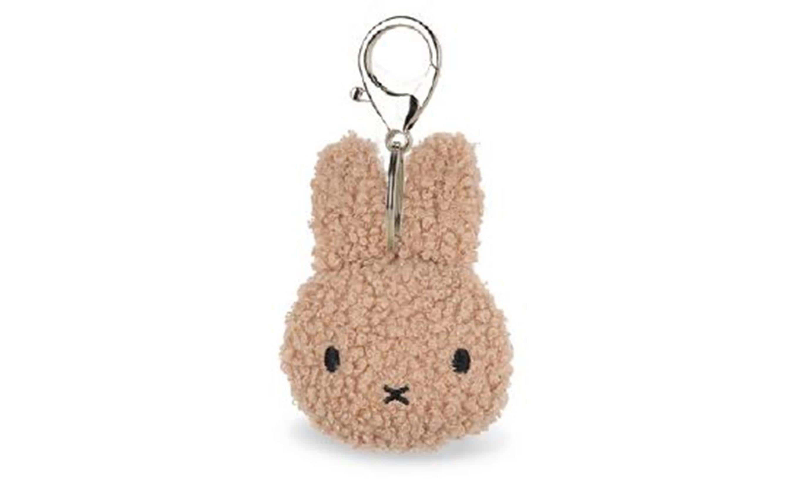 Bon ton toys Plüsch-Schlüsselanhänger Miffy ECO Tiny Teddy – 100% recyceltes Material, Beige