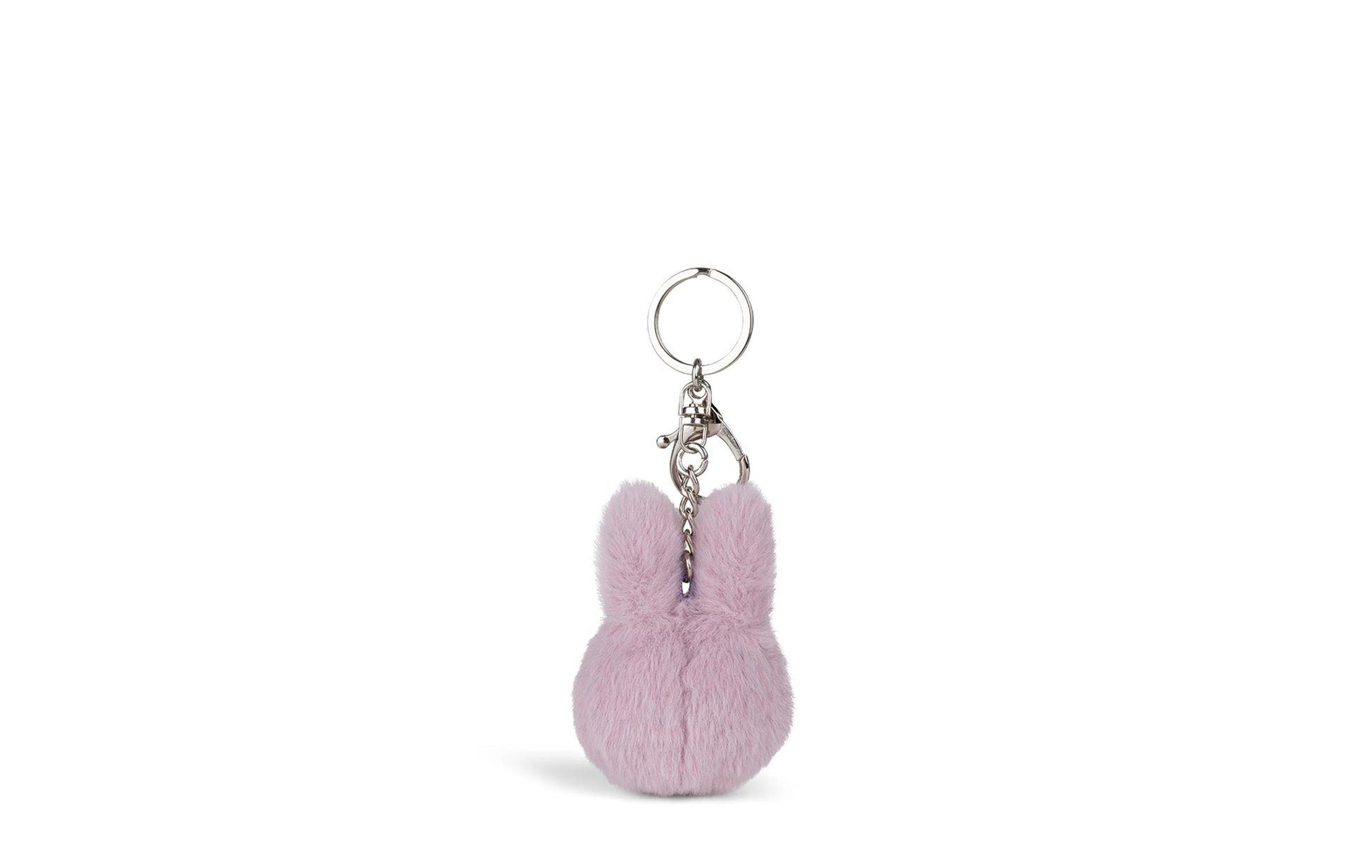 Bon ton toys Plüsch-Schlüsselanhänger Miffy ECO Fuzzy – 100% recyceltes Material, Flieder, 80 mm