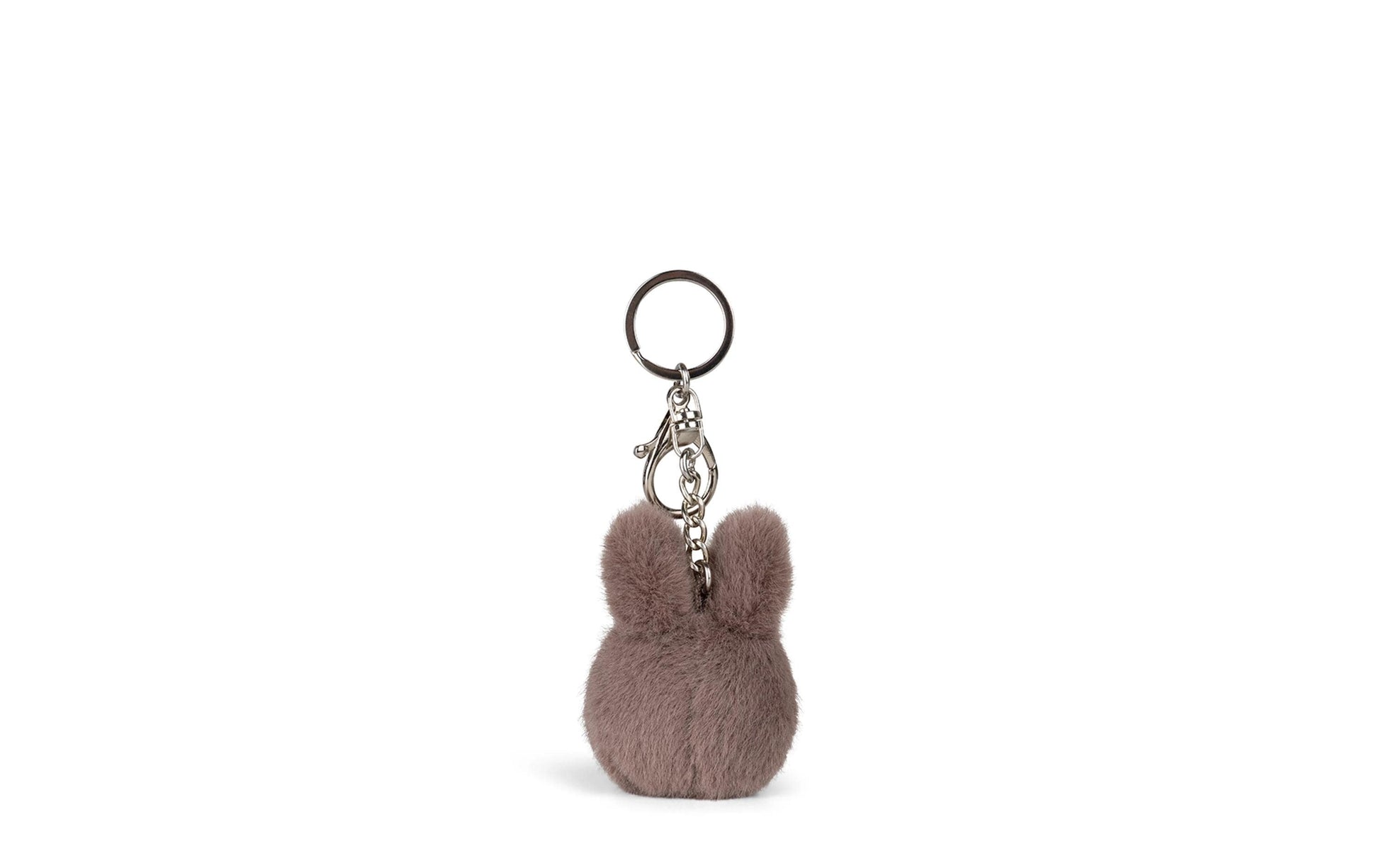 Bon ton toys Plüsch-Schlüsselanhänger Miffy ECO Fuzzy – 100% recyceltes Material, Taupe, Grösse 80 mm