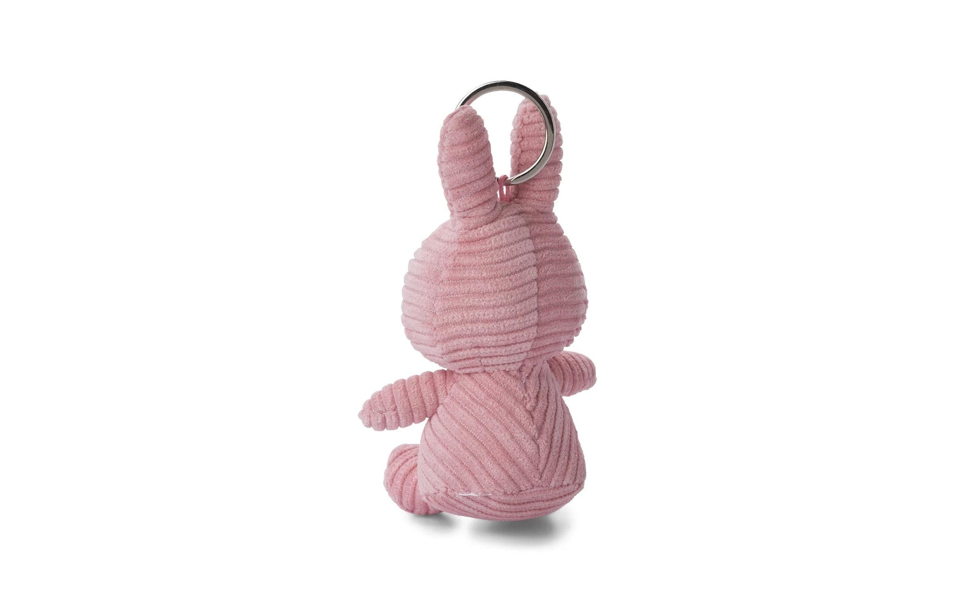 Bon ton toys Plüsch-Schlüsselanhänger Miffy Eco Kordsamt – 100% recyceltes Polyester, Pink, 10 cm