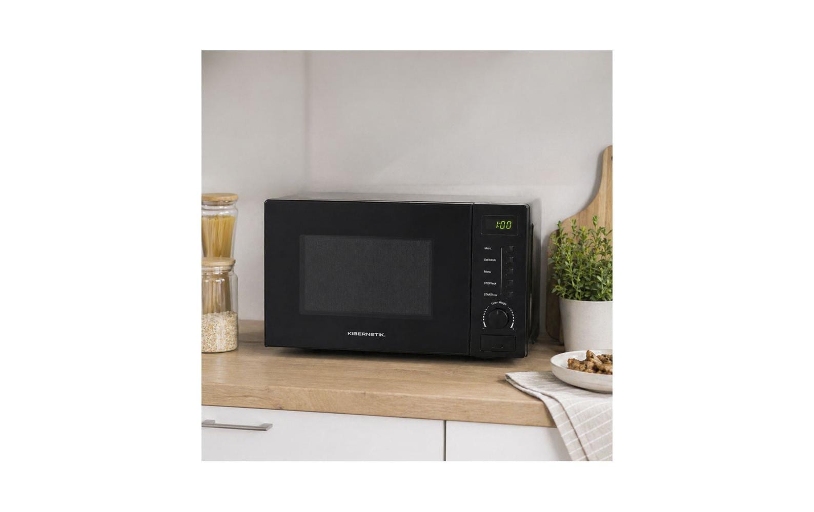 Kibernetik Solo-Mikrowelle – 20 l, 700 W – Schwarz
