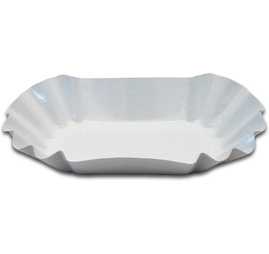 Verive Schale, Papier/Karton, rechteckig – 175 × 105 × 30 mm, weiss – 250 Stk.