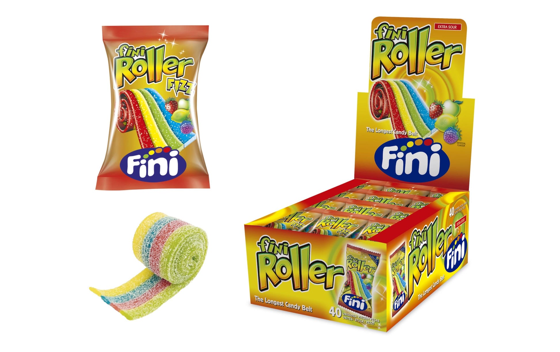 Fini Roller Rainbow Fruchtgummi – 360 g