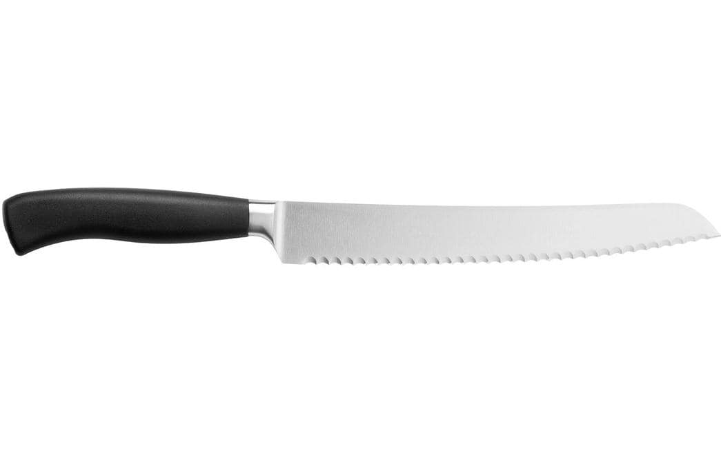 Wok Brotmesser 23 cm, Edelstahl, Kunststoff, Schwarz/Silber