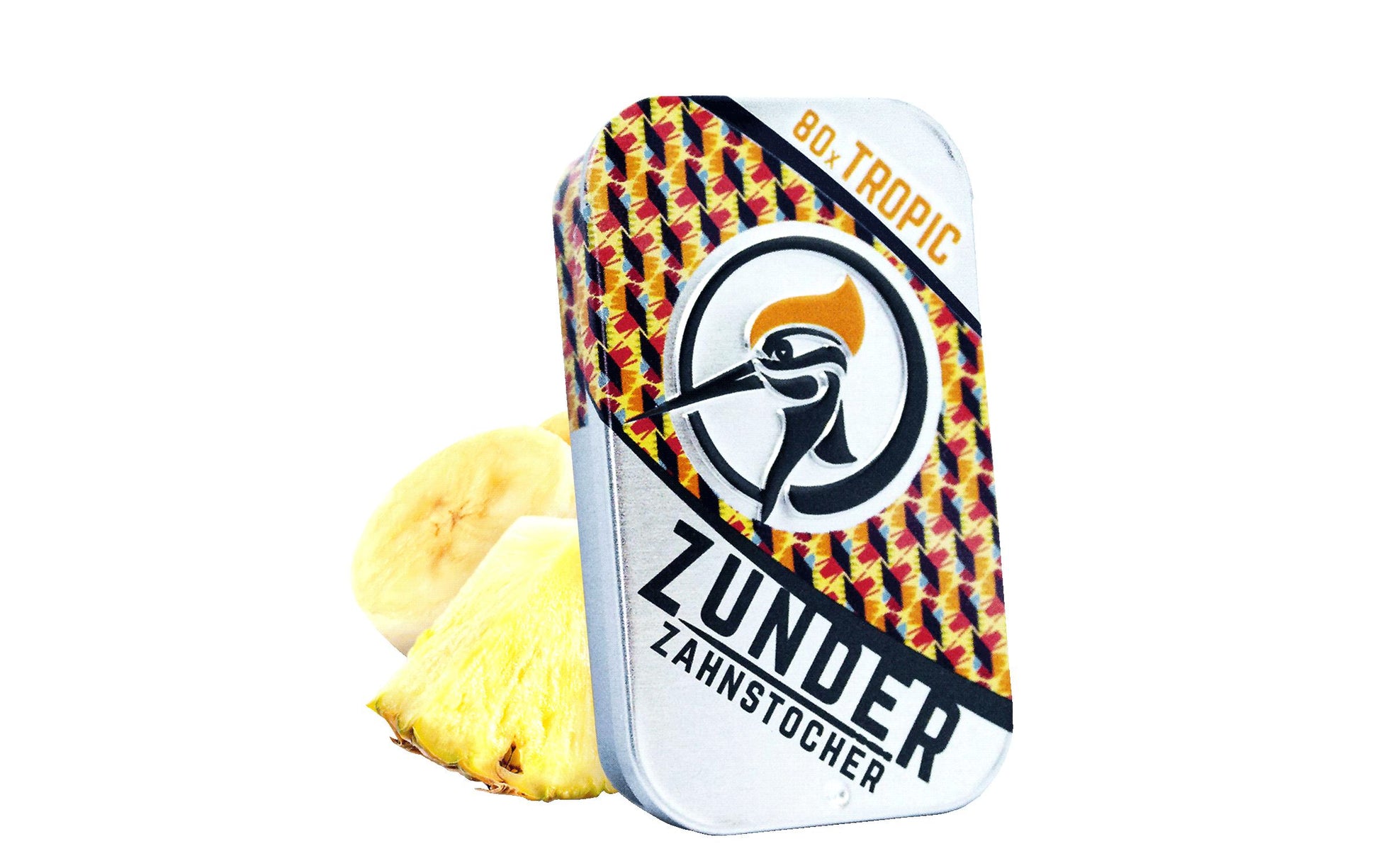 Zunder zahnstocher Zunder – Zahnstocher 80 Stk., Birkenholz/Metall