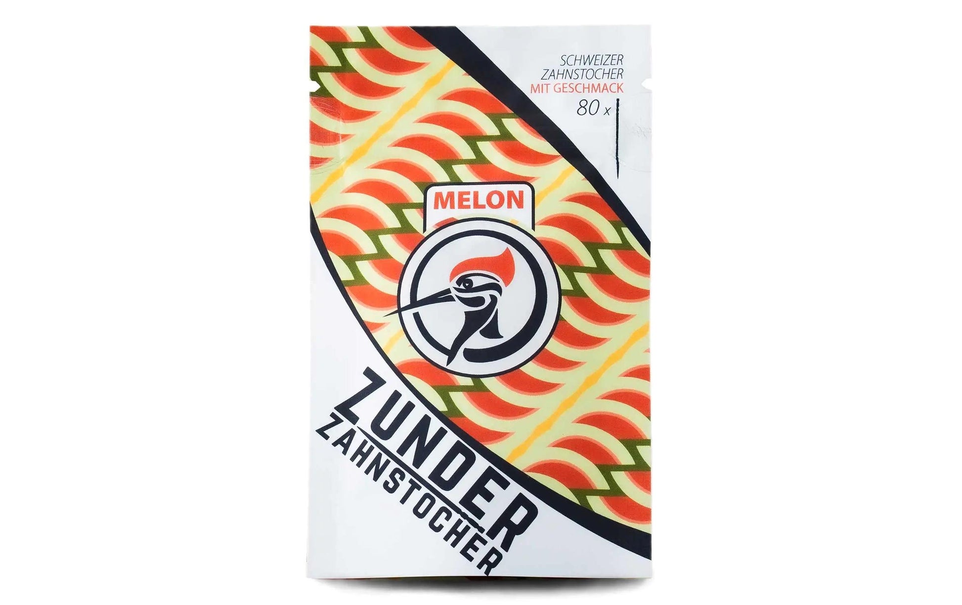 Zunder Zahnstocher Melon, Birkenholz, 7 cm – 80 Stk.