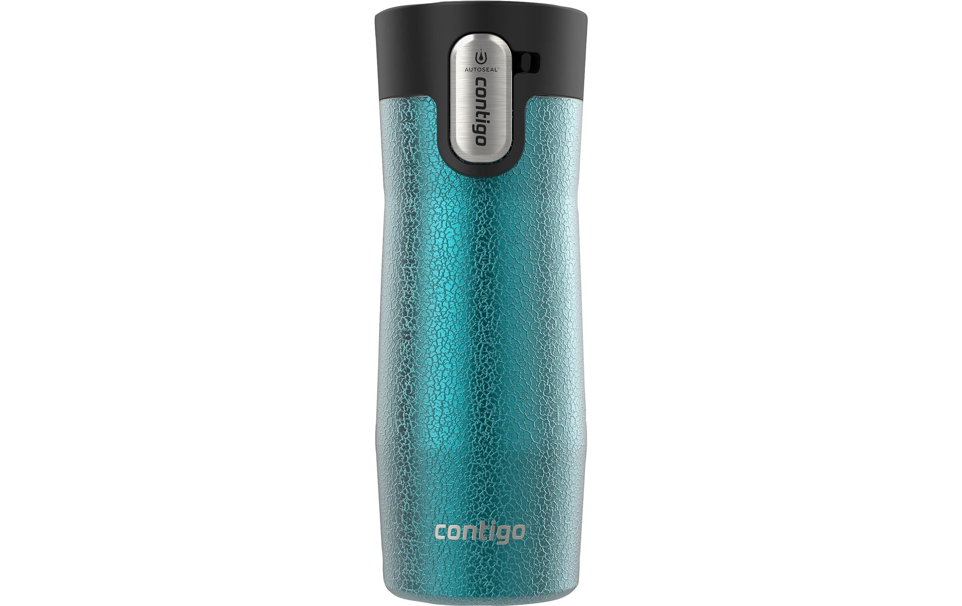 CONTIGO West Loop 3.0 Thermobecher 470 ml – Edelstahl, Druckknopfdeckel, Blau