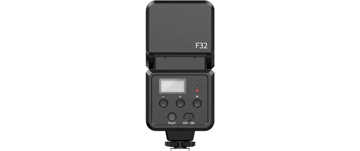 Ulanzi F32 Kamera-Blitz – Leitzahl 32, Li-Ion-Akku – für Canon, Nikon, Olympus u. a. – 75 × 95 × 35 mm