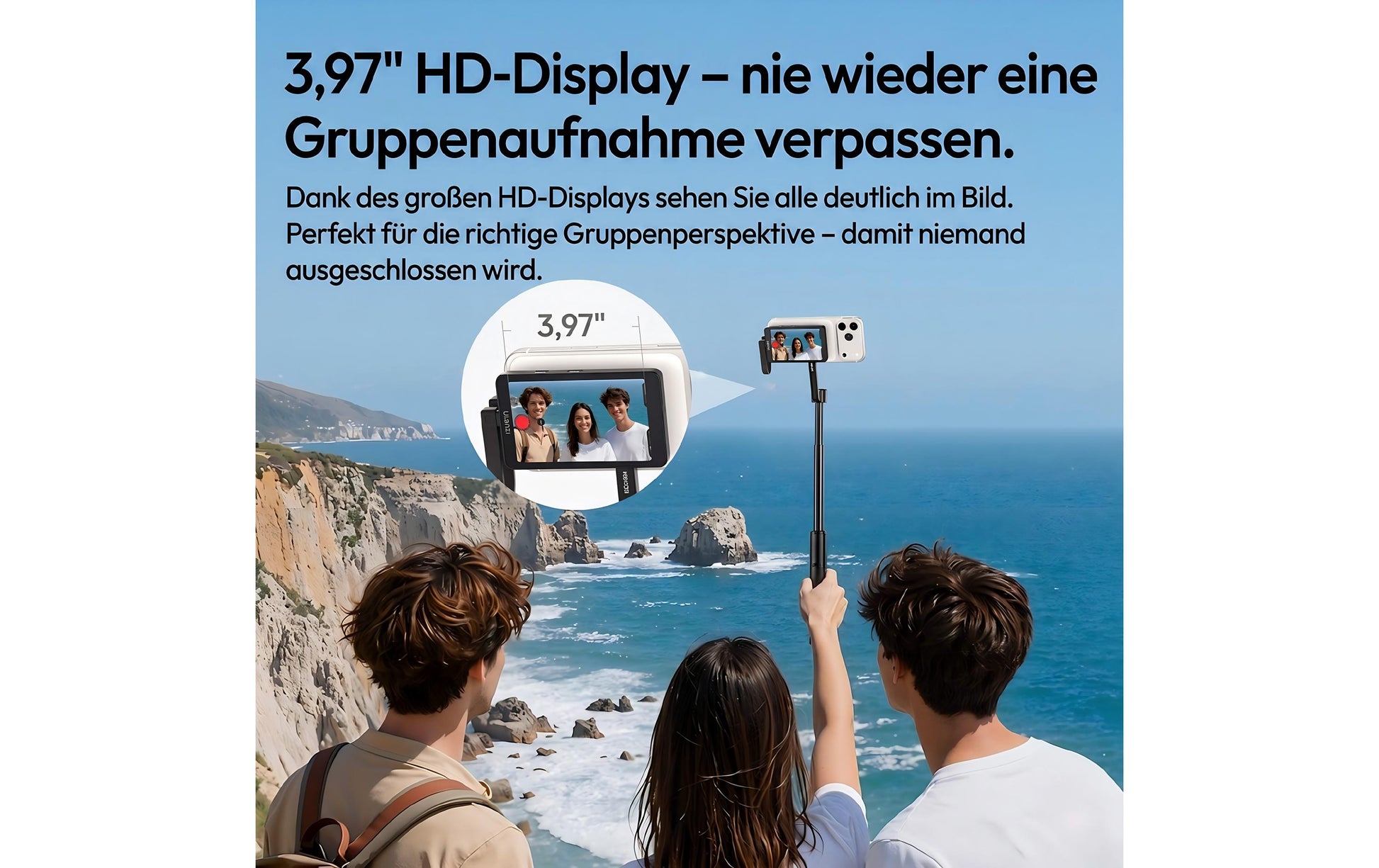 Ulanzi VM1 – Foto-Griff – für iPhone (MagSafe) – Schwarz