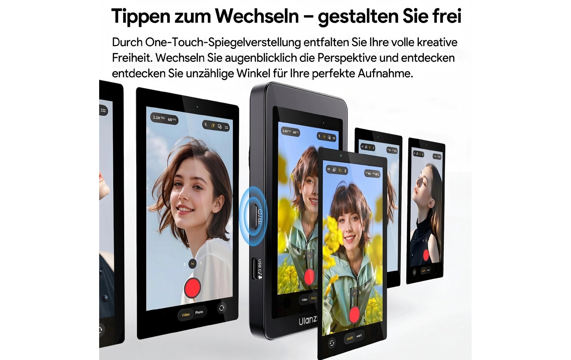 Ulanzi VM1 – Foto-Griff – für iPhone (MagSafe) – Schwarz