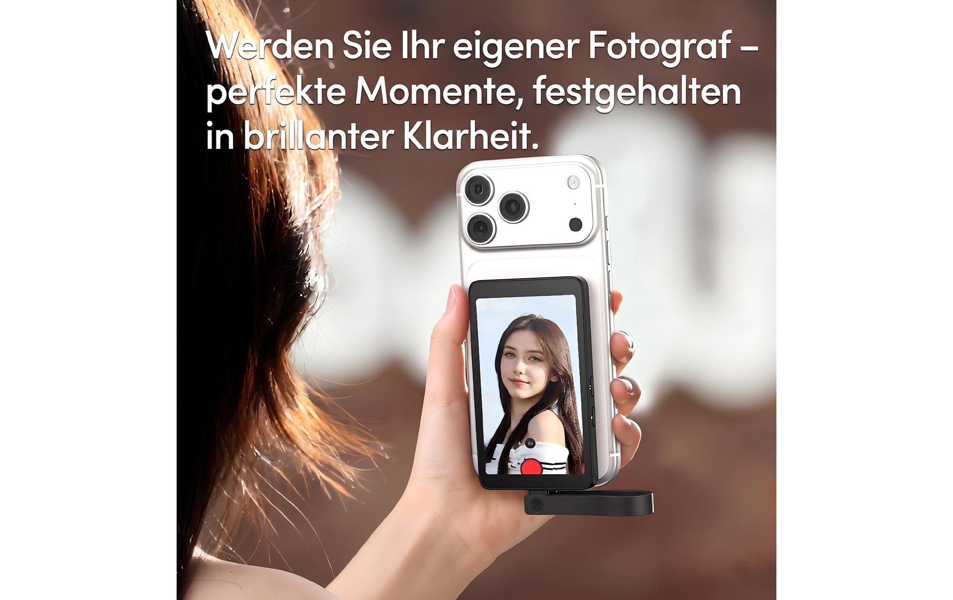 Ulanzi VM1 – Foto-Griff – für iPhone (MagSafe) – Schwarz