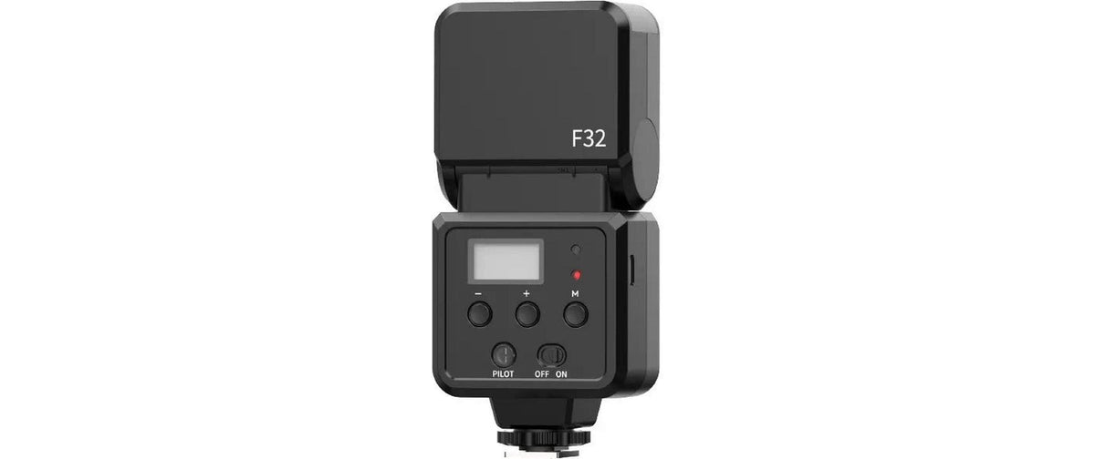 Ulanzi F32 Kamera-Blitz – Leitzahl 32, Li-Ion-Akku – für Canon, Nikon, Olympus u. a. – 75 × 95 × 35 mm
