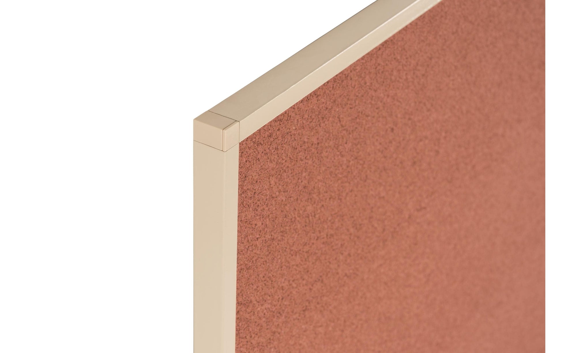 Bi-Office Korktafel – 100 × 150 cm – beige, Aluminiumrahmen