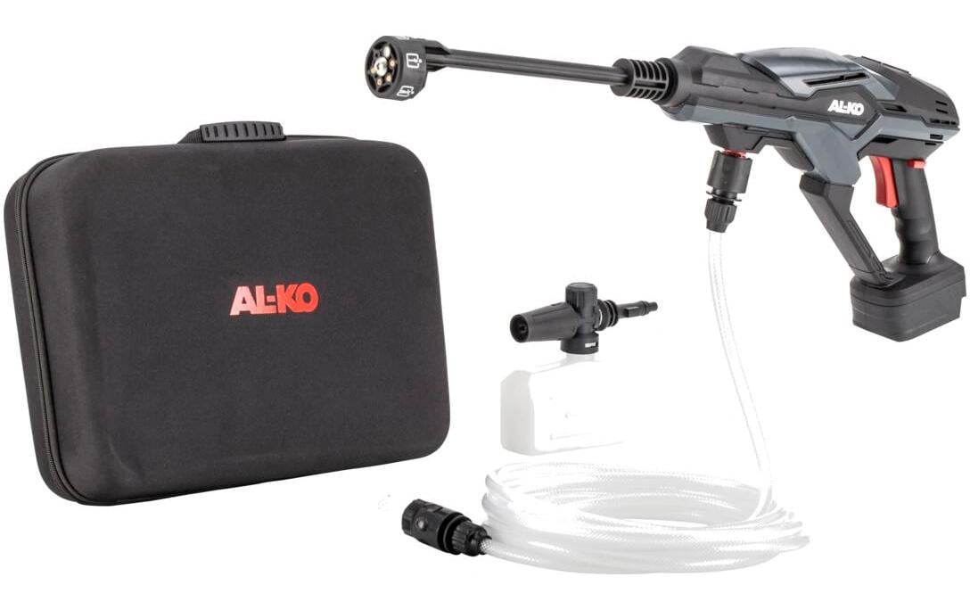 AL-KO PWD 1845 Akku-Hochdruckreiniger – 45 bar – 240 l/h – 4 m Schlauch – Solo