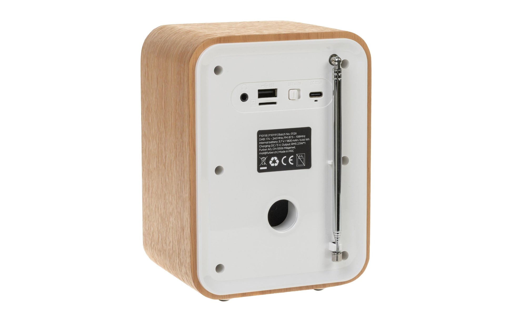 Onit Marcando – DAB+/UKW-Tischradio, Bluetooth – Weiss