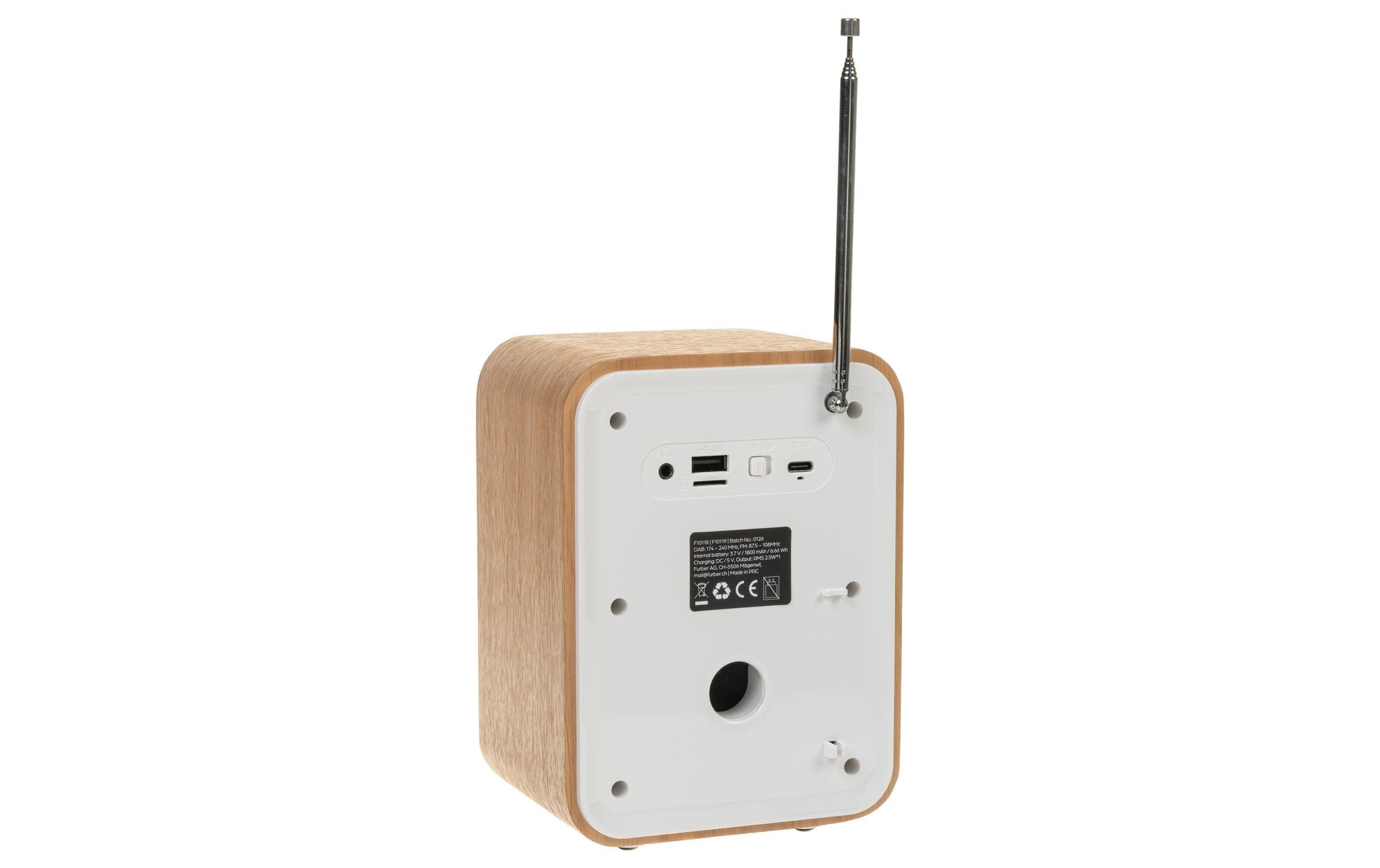 Onit Marcando – DAB+/UKW-Tischradio, Bluetooth – Weiss